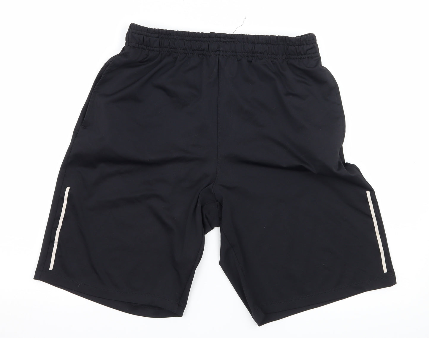 Preworn Mens Black  Jersey Sweat Shorts Size 34 in