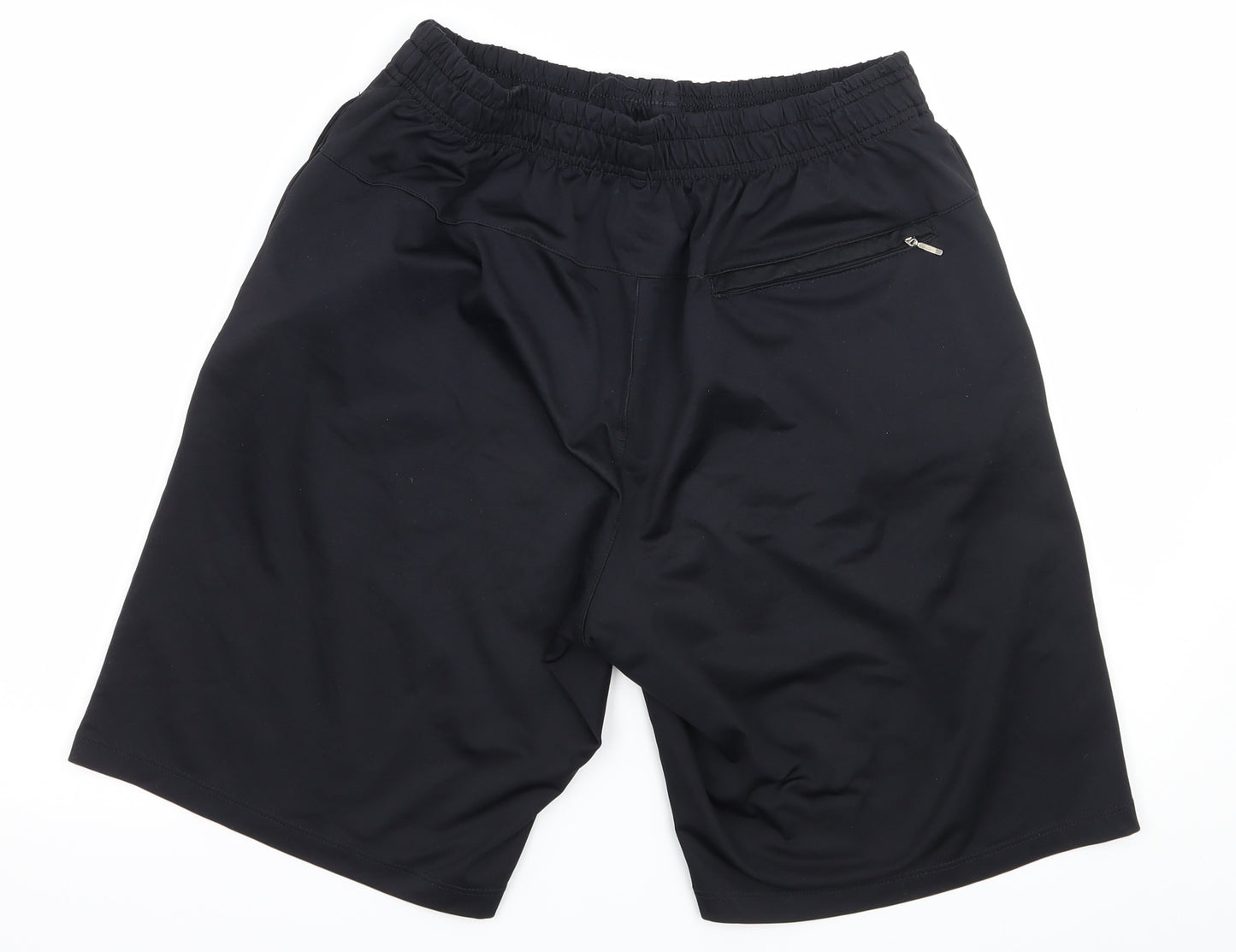 Preworn Mens Black  Jersey Sweat Shorts Size 34 in