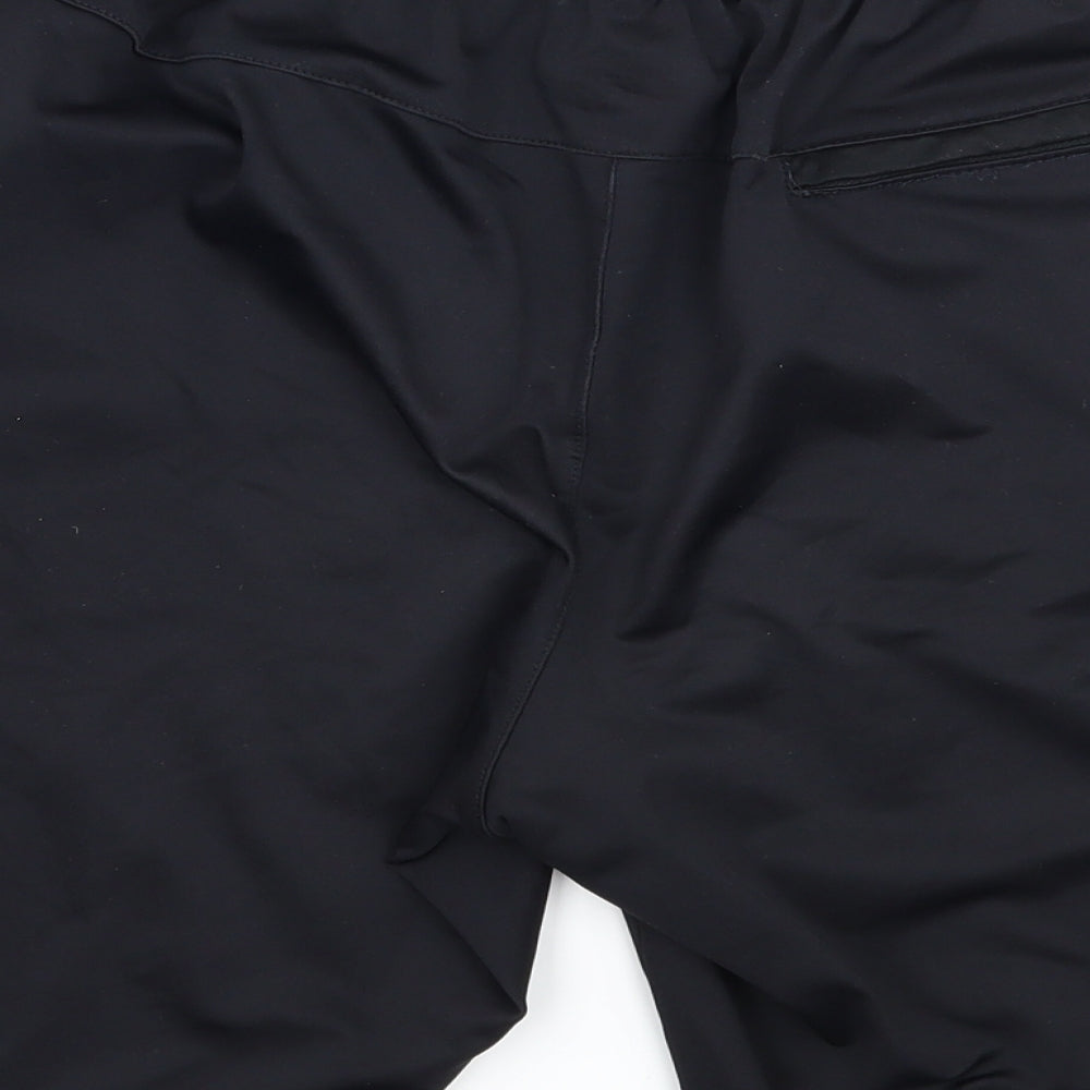 Preworn Mens Black  Jersey Sweat Shorts Size 34 in