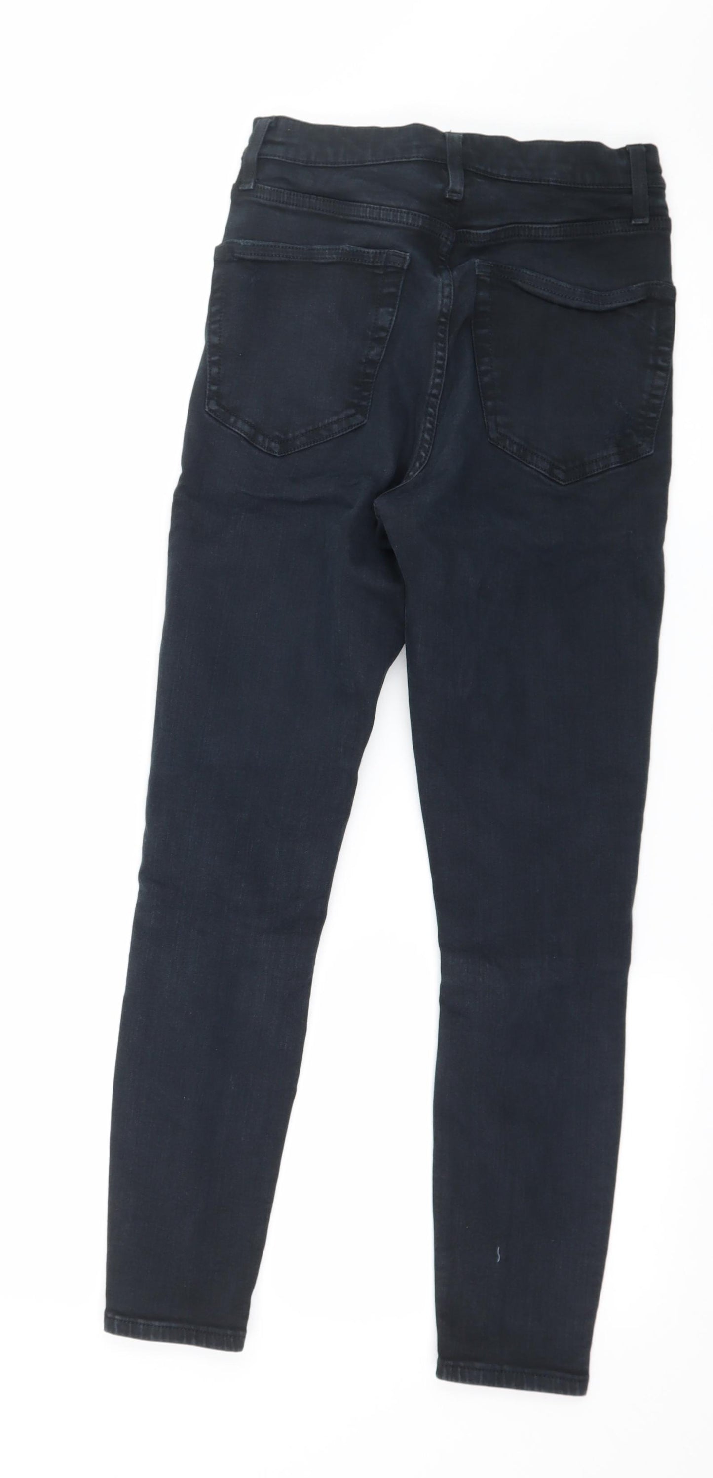 Topshop Womens Black  Denim Skinny Jeans Size 28 in L28 in