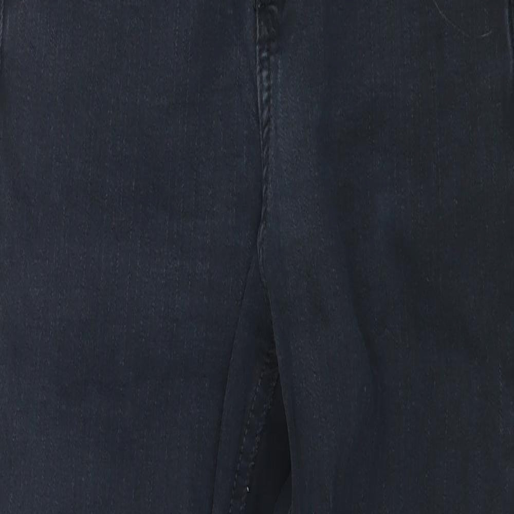 Topshop Womens Black  Denim Skinny Jeans Size 28 in L28 in
