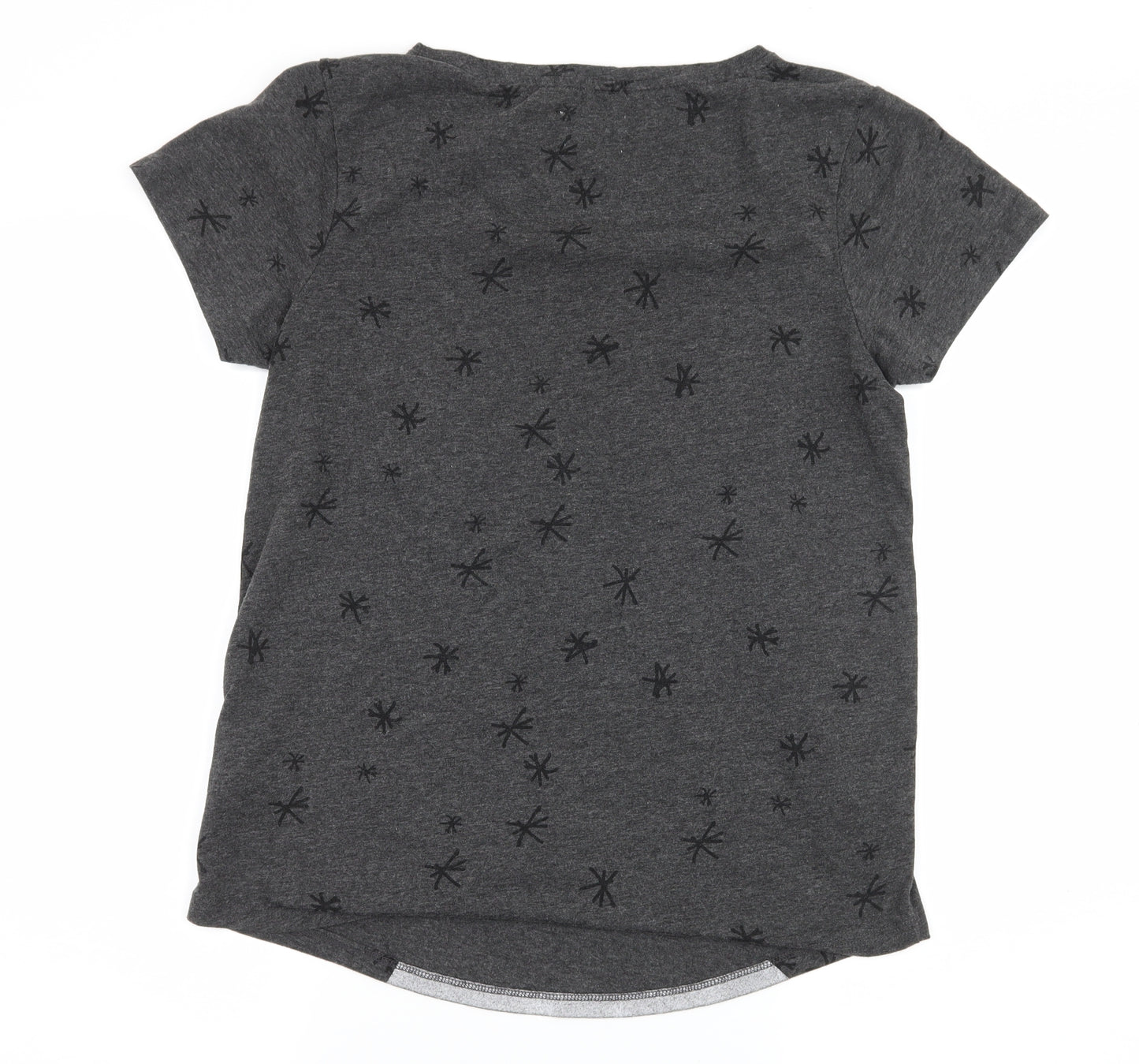 NEXT Womens Grey Solid Jersey Top Pyjama Top Size S  - Christmas Polar Bear