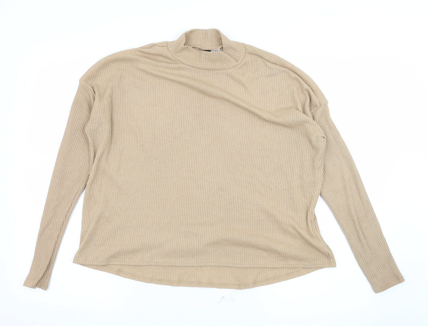 Divided by H&M Womens Beige  Jersey Pullover Jumper Size M