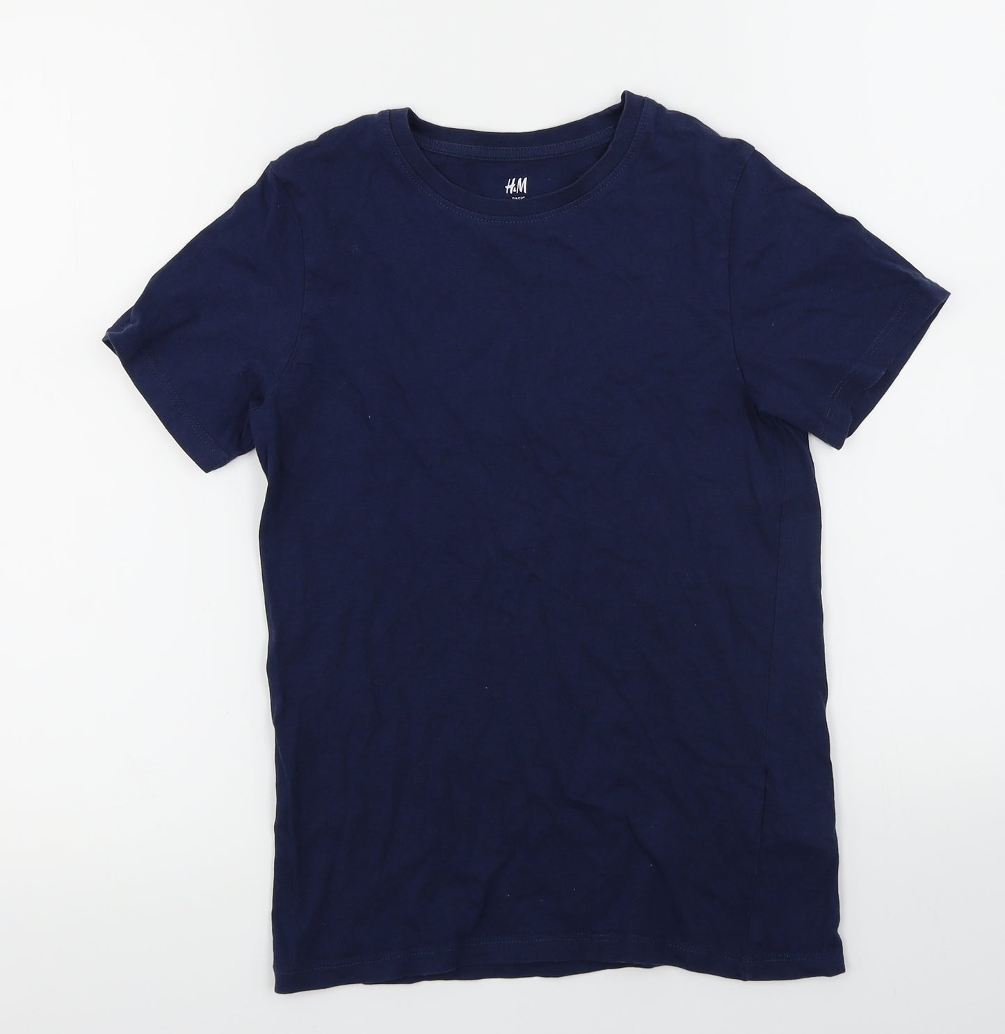 H&M  Girls Blue   Basic T-Shirt Size 10 Years