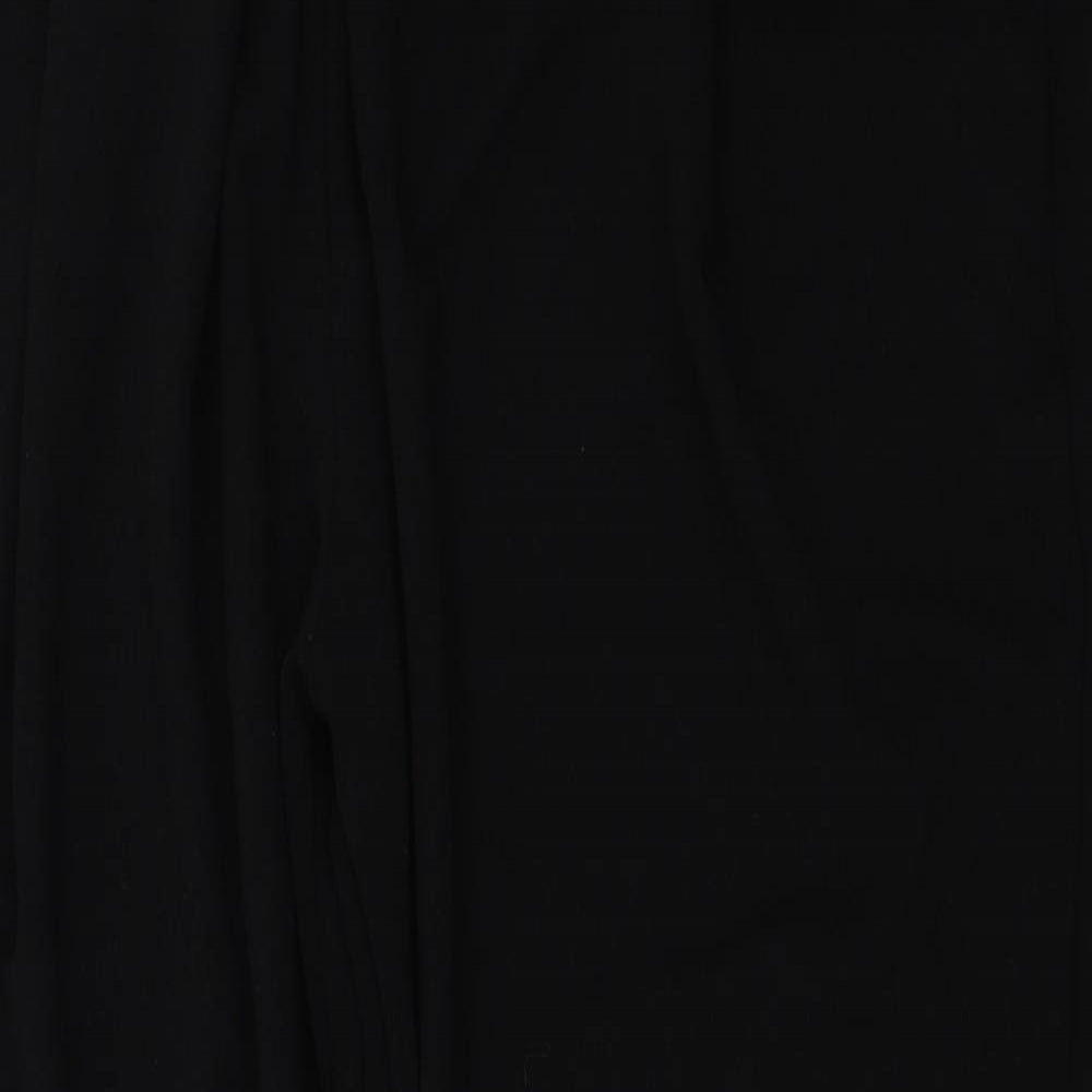 Boohoo  Womens Black   Trousers  Size 24 L27 in