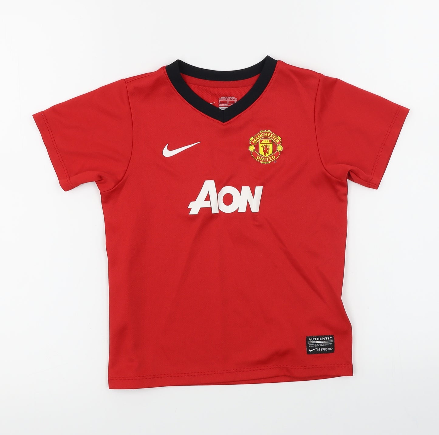 Manchester United  Boys Red   Basic T-Shirt Size S