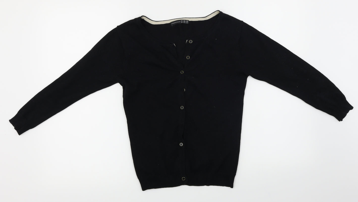 Atmosphere  Womens Black   Cardigan Jumper Size 6