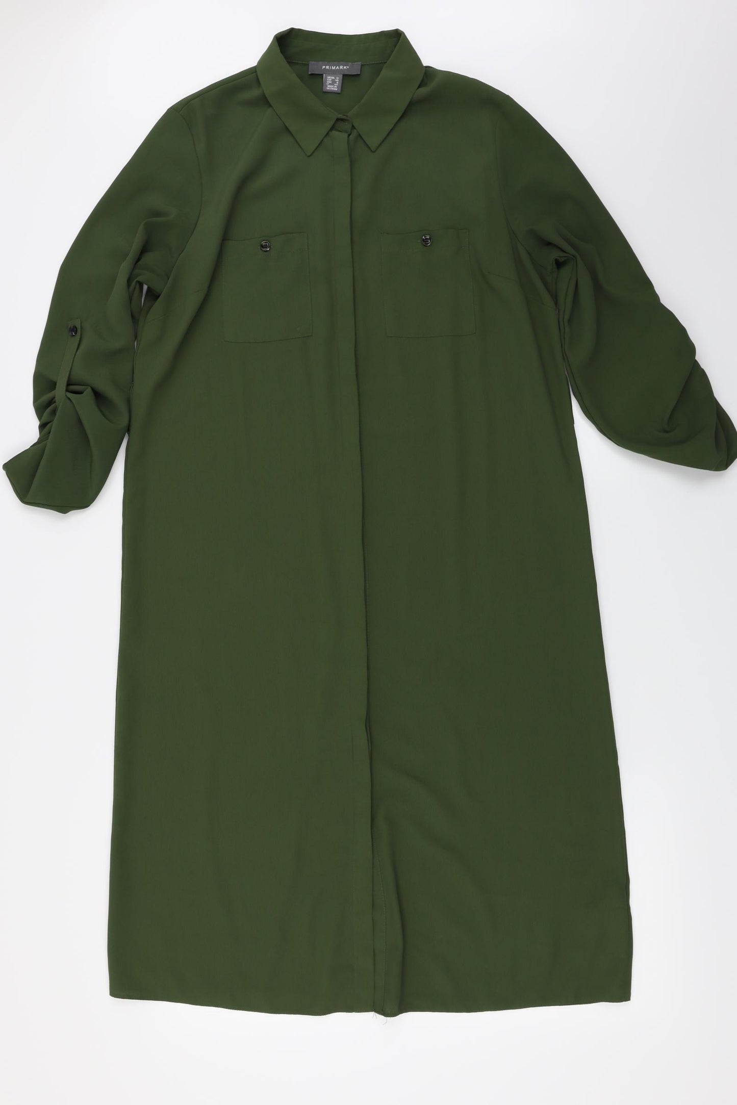 Primark  Womens Green   Basic Button-Up Size 12