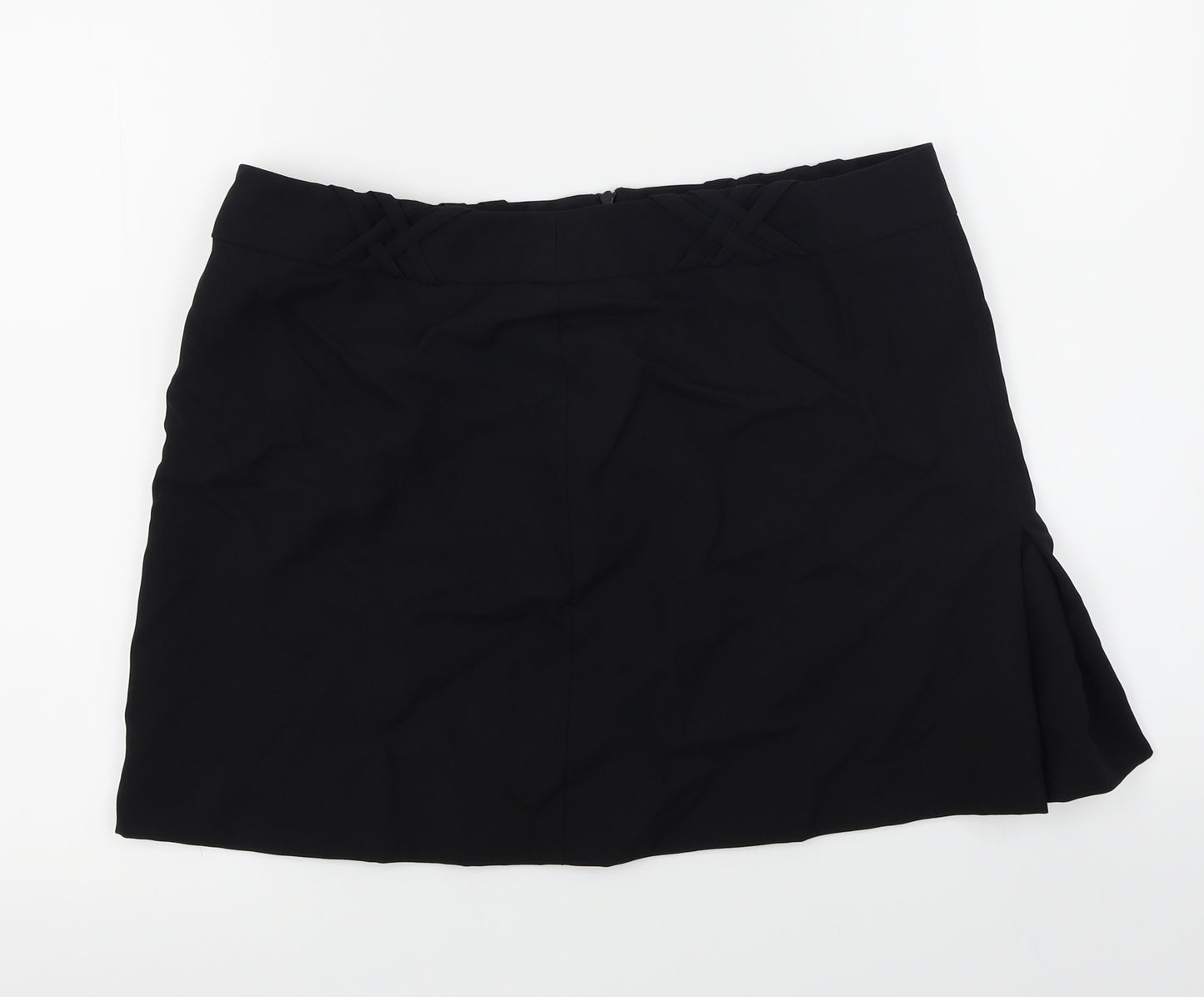 evie Womens Black   A-Line Skirt Size 14