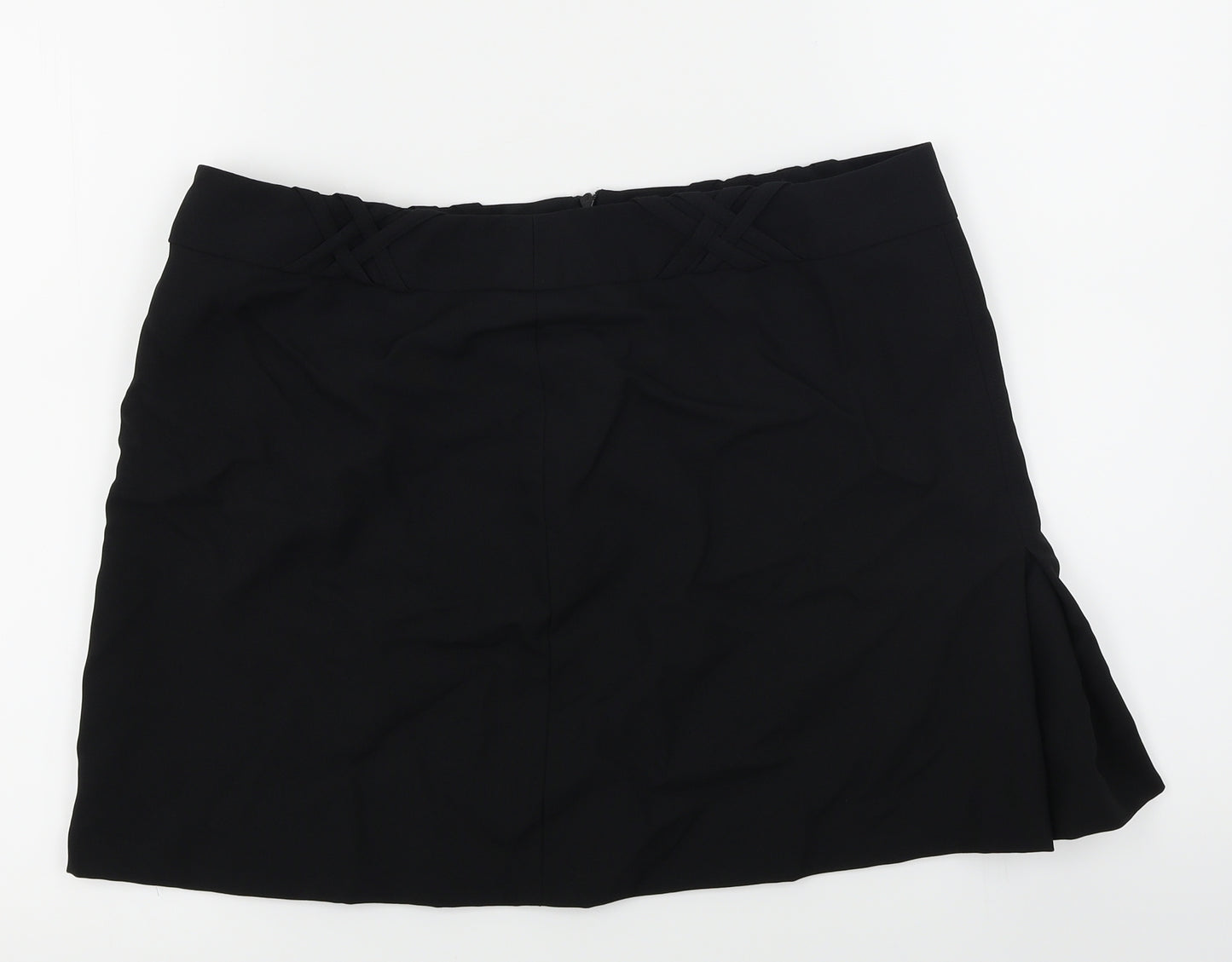 evie Womens Black   A-Line Skirt Size 14
