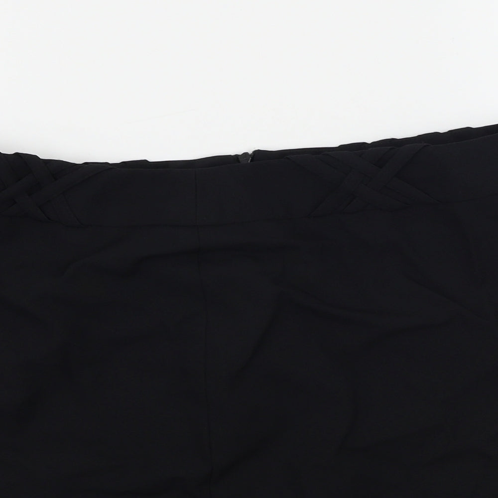 evie Womens Black   A-Line Skirt Size 14