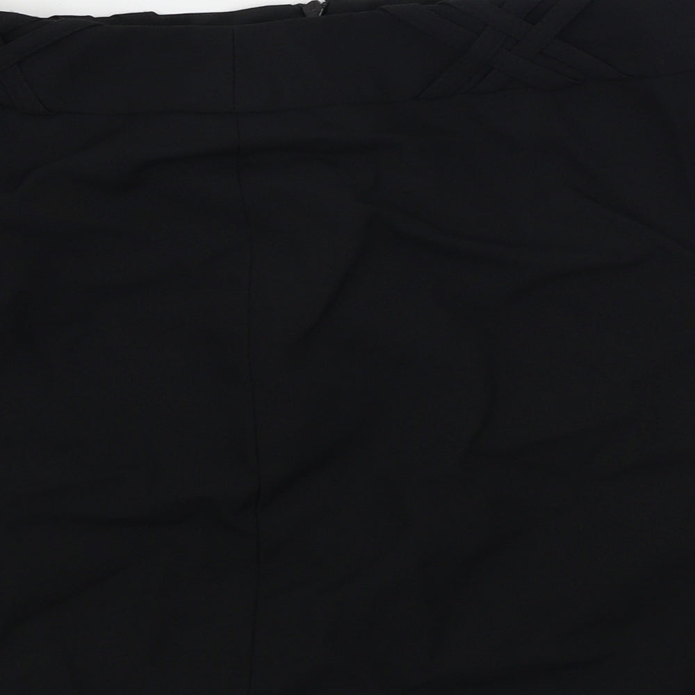 evie Womens Black   A-Line Skirt Size 14