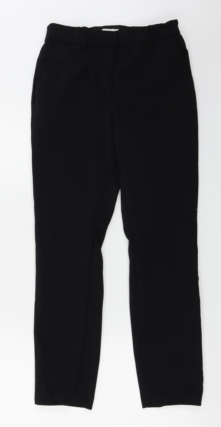 H&M  Womens Black   Trousers  Size 8 L24 in