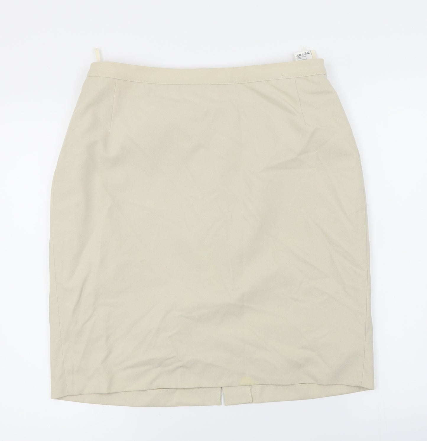 Marks and Spencer  Womens Beige   A-Line Skirt Size 18