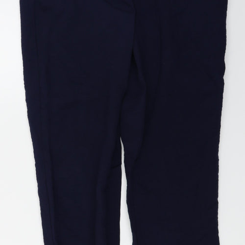 Marks and Spencer  Womens Blue   Trousers  Size 12 L25 in