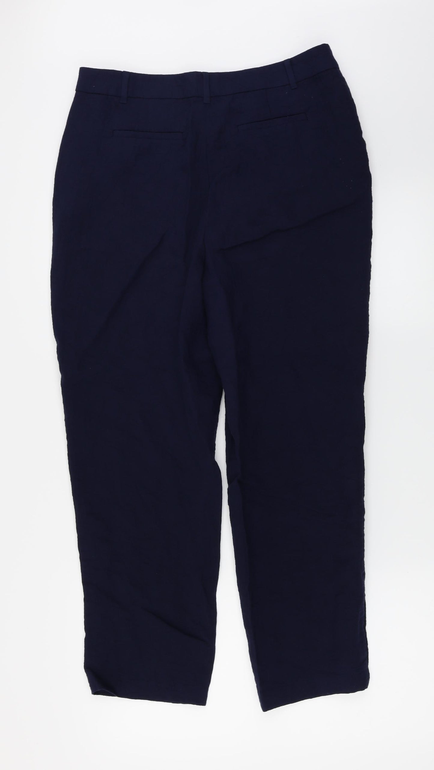 Marks and Spencer  Womens Blue   Trousers  Size 12 L25 in