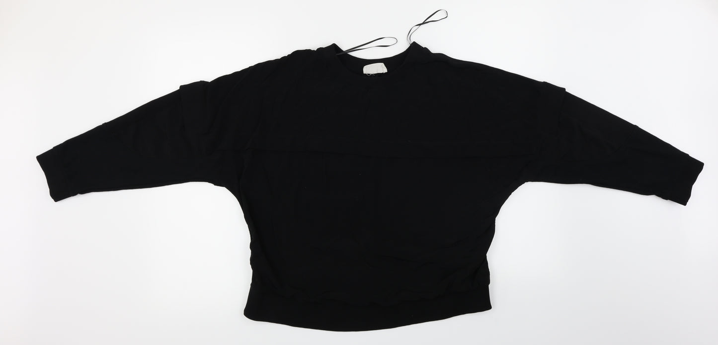 Zara Womens Black   Pullover Jumper Size M
