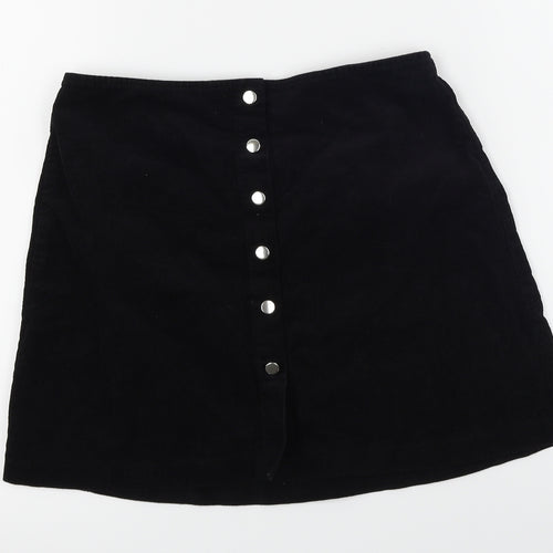 Select  Womens Black   A-Line Skirt Size 6