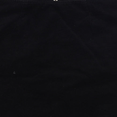 Select  Womens Black   A-Line Skirt Size 6