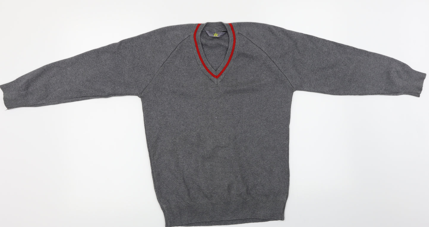 magic lit Mens Grey   Pullover Jumper Size S