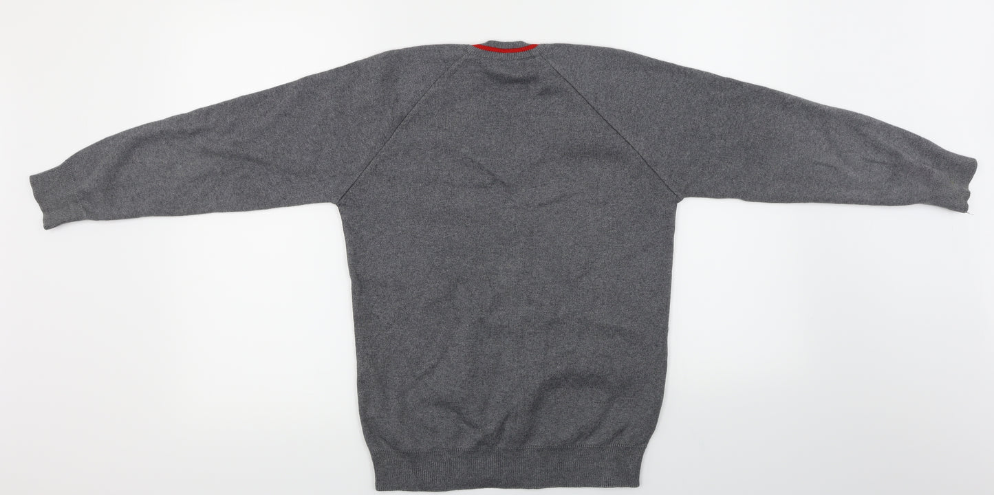 magic lit Mens Grey   Pullover Jumper Size S
