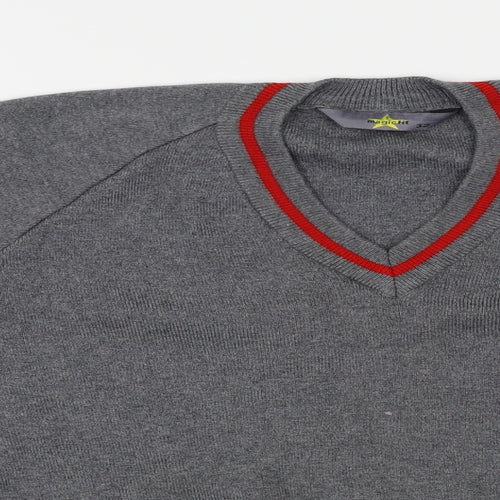 magic lit Mens Grey   Pullover Jumper Size S