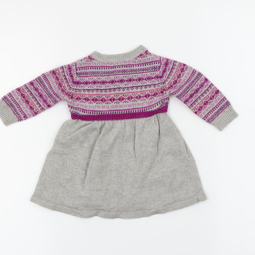 Monsoon  Girls Grey   A-Line  Size 0-3 Months