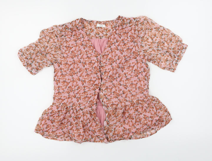NEXT  Girls Pink Floral  A-Line  Size 11 Years
