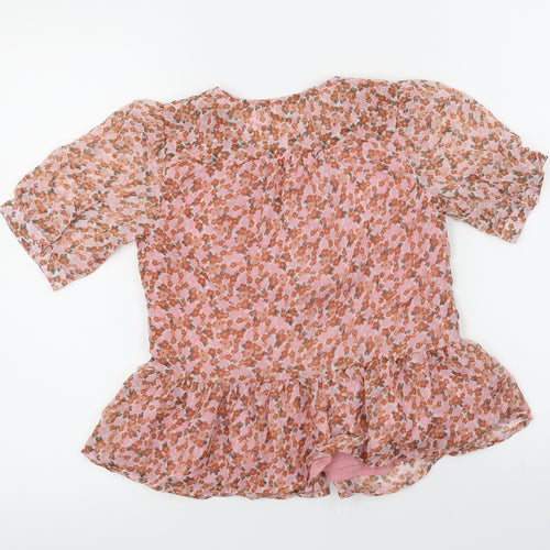 NEXT  Girls Pink Floral  A-Line  Size 11 Years