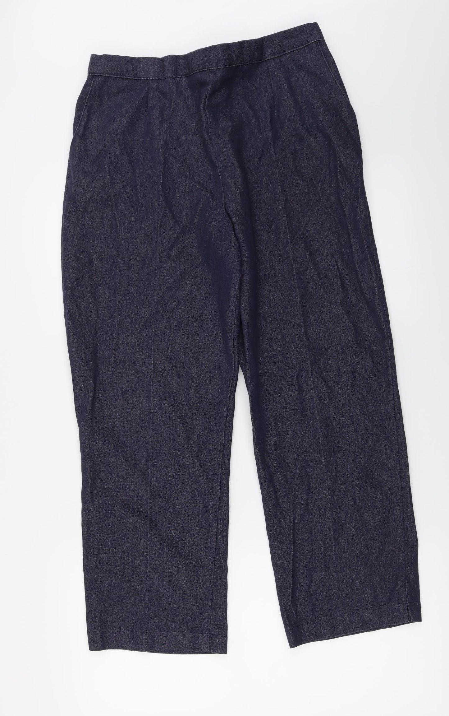 Preworn  Womens Blue   Trousers  Size 18 L23 in