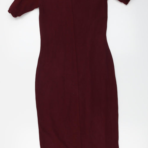 Topshop  Womens Red   Bodycon  Size 8
