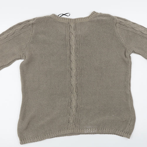 H&M  Womens Brown   Pullover Jumper Size L