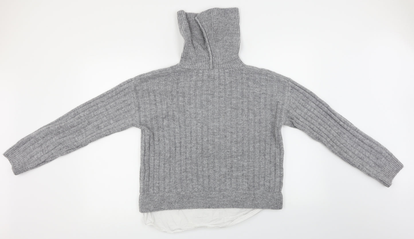 New Look  Womens Grey   Pullover Jumper Size S
