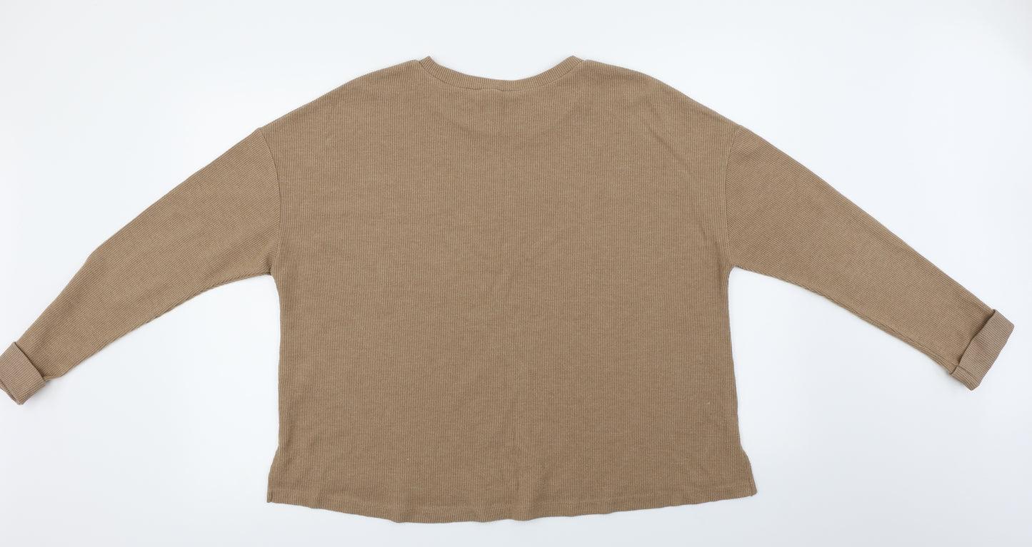 Primark  Womens Brown   Pullover Jumper Size L