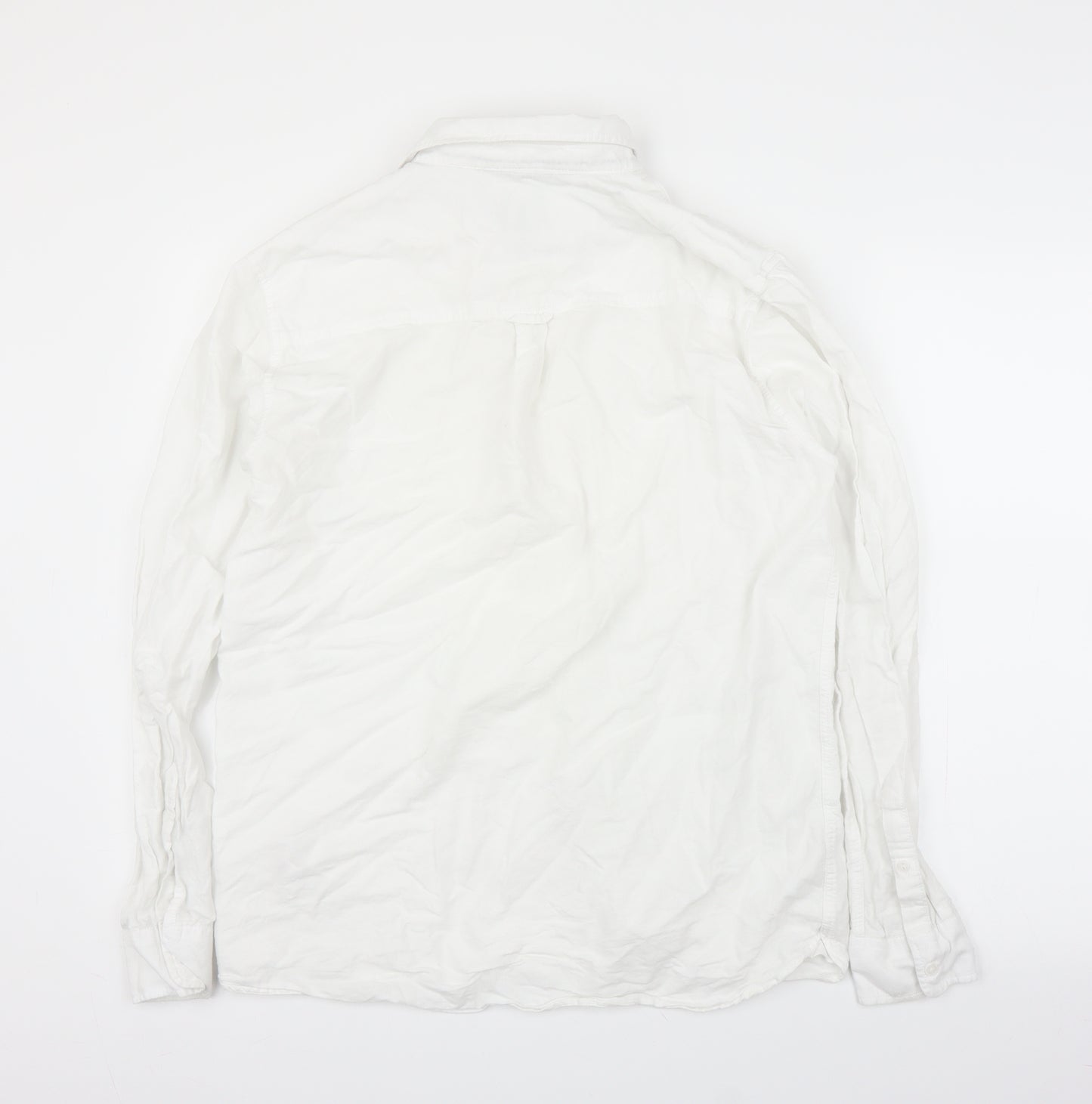Topman Mens White    Button-Up Size L
