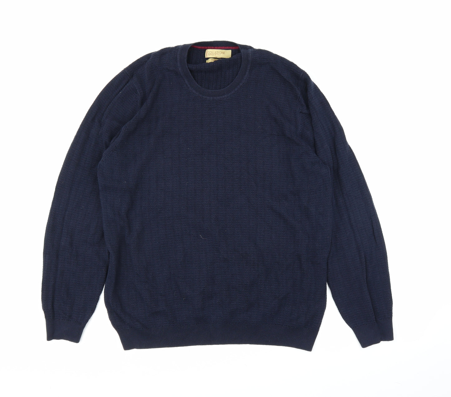 Collezione Mens Blue   Pullover Jumper Size XL