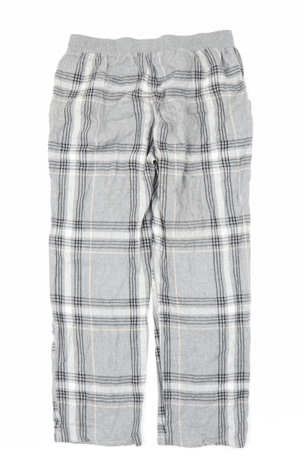 NEXT Womens Grey Plaid  Chemise Lounge Pants Size M