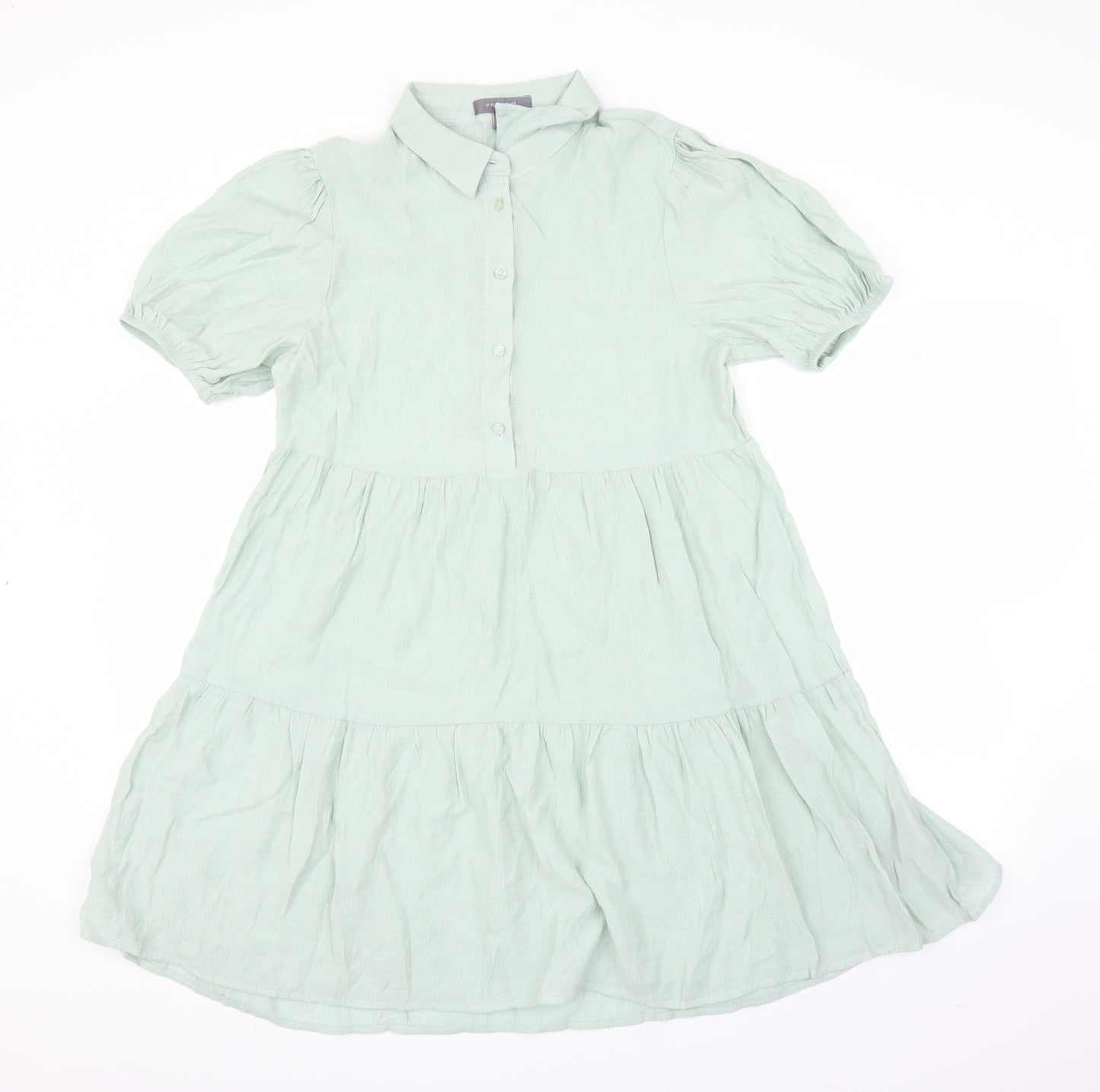 Primark Womens Green   A-Line  Size 12  - Peasant dress