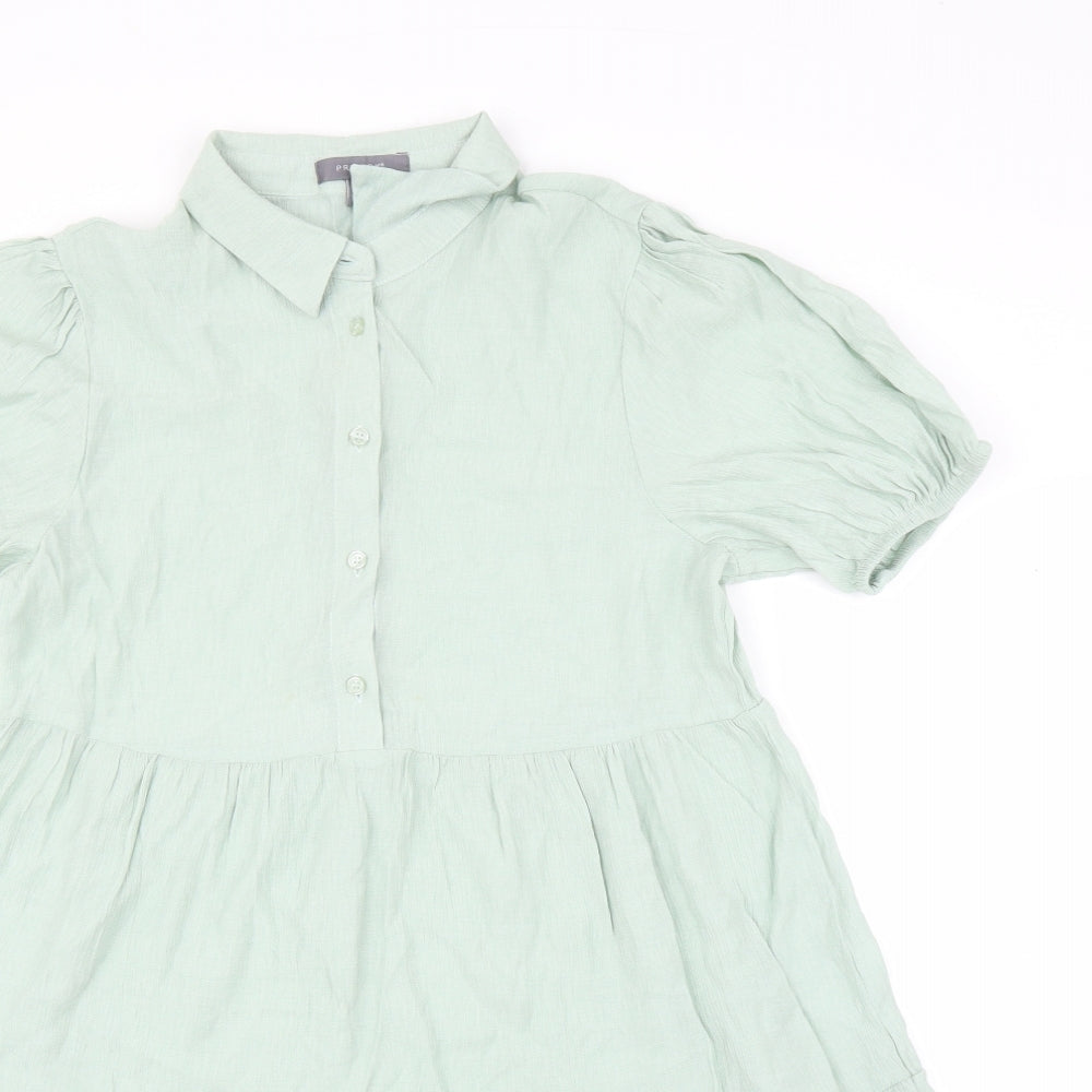 Primark Womens Green   A-Line  Size 12  - Peasant dress
