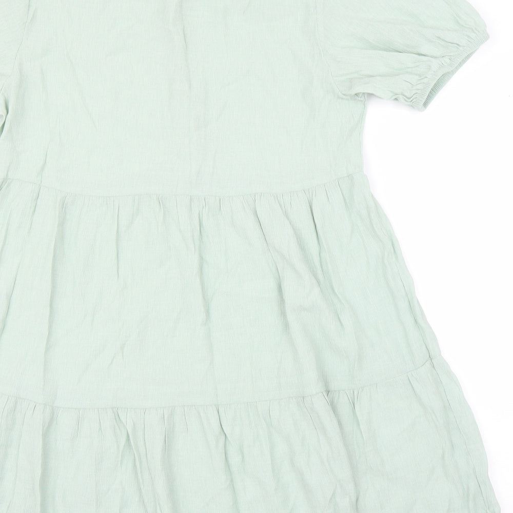 Primark Womens Green   A-Line  Size 12  - Peasant dress