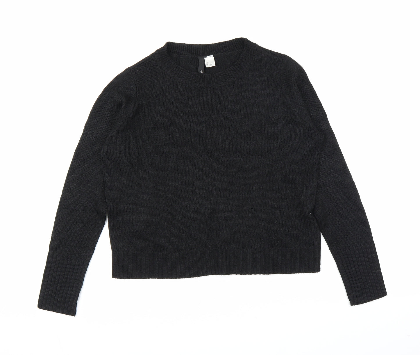 H&M Womens Black   Pullover Jumper Size S