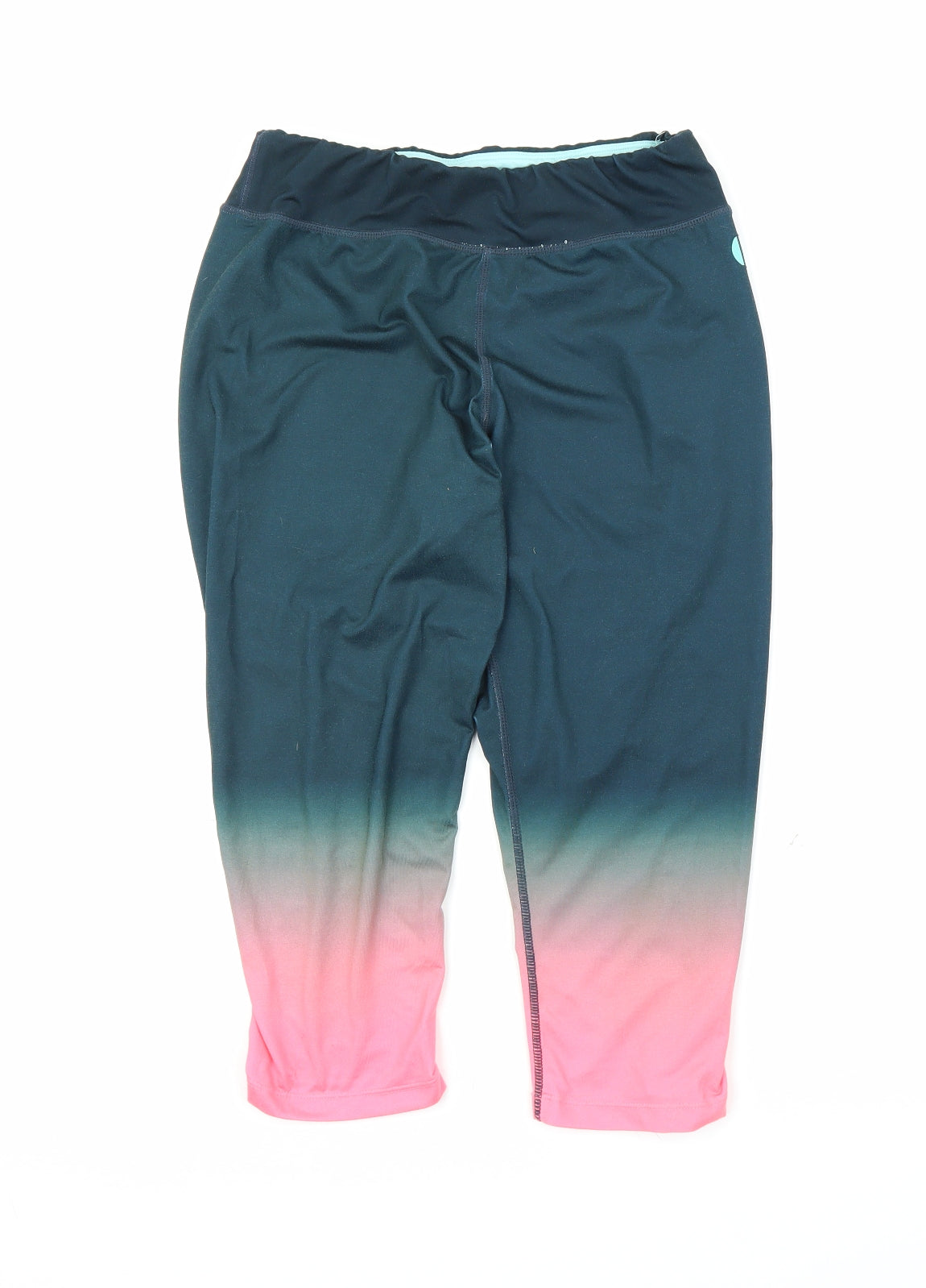 Elle Sport Womens Multicoloured   Compression Leggings Size 14 L17 in