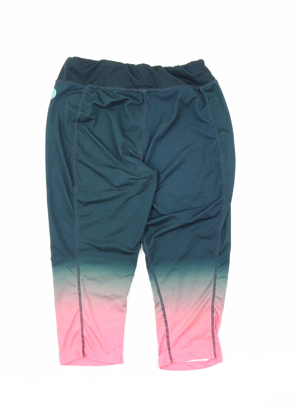 Elle Sport Womens Multicoloured   Compression Leggings Size 14 L17 in