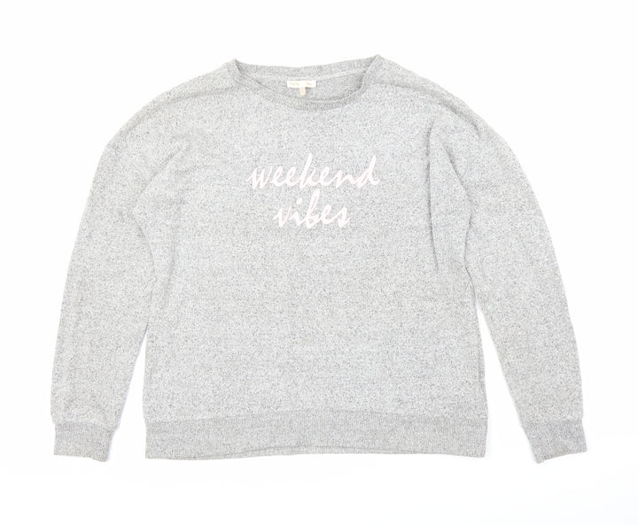 F&F Womens Grey   Pullover Jumper Size 8