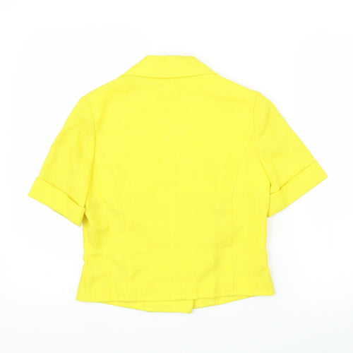 M&S Womens Yellow   Basic Blouse Size 12