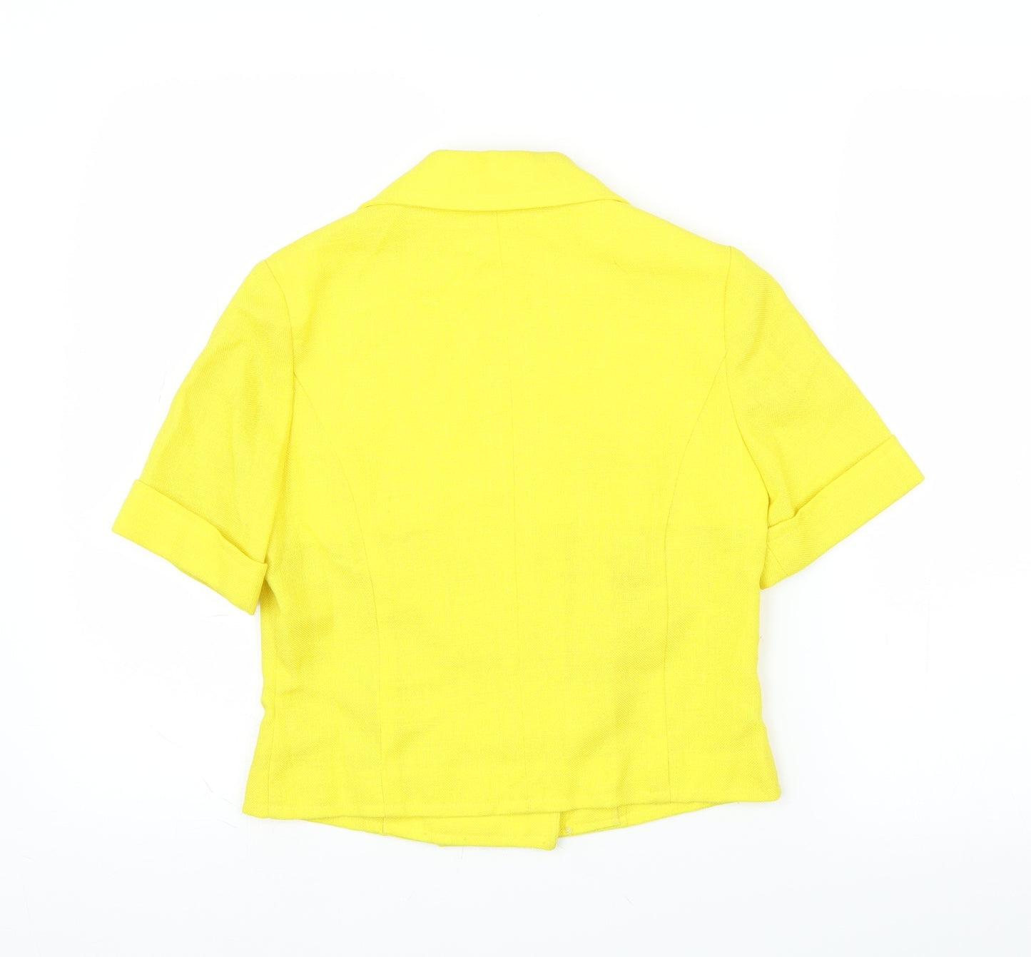 M&S Womens Yellow   Basic Blouse Size 12