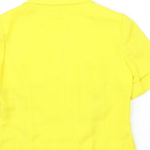 M&S Womens Yellow   Basic Blouse Size 12