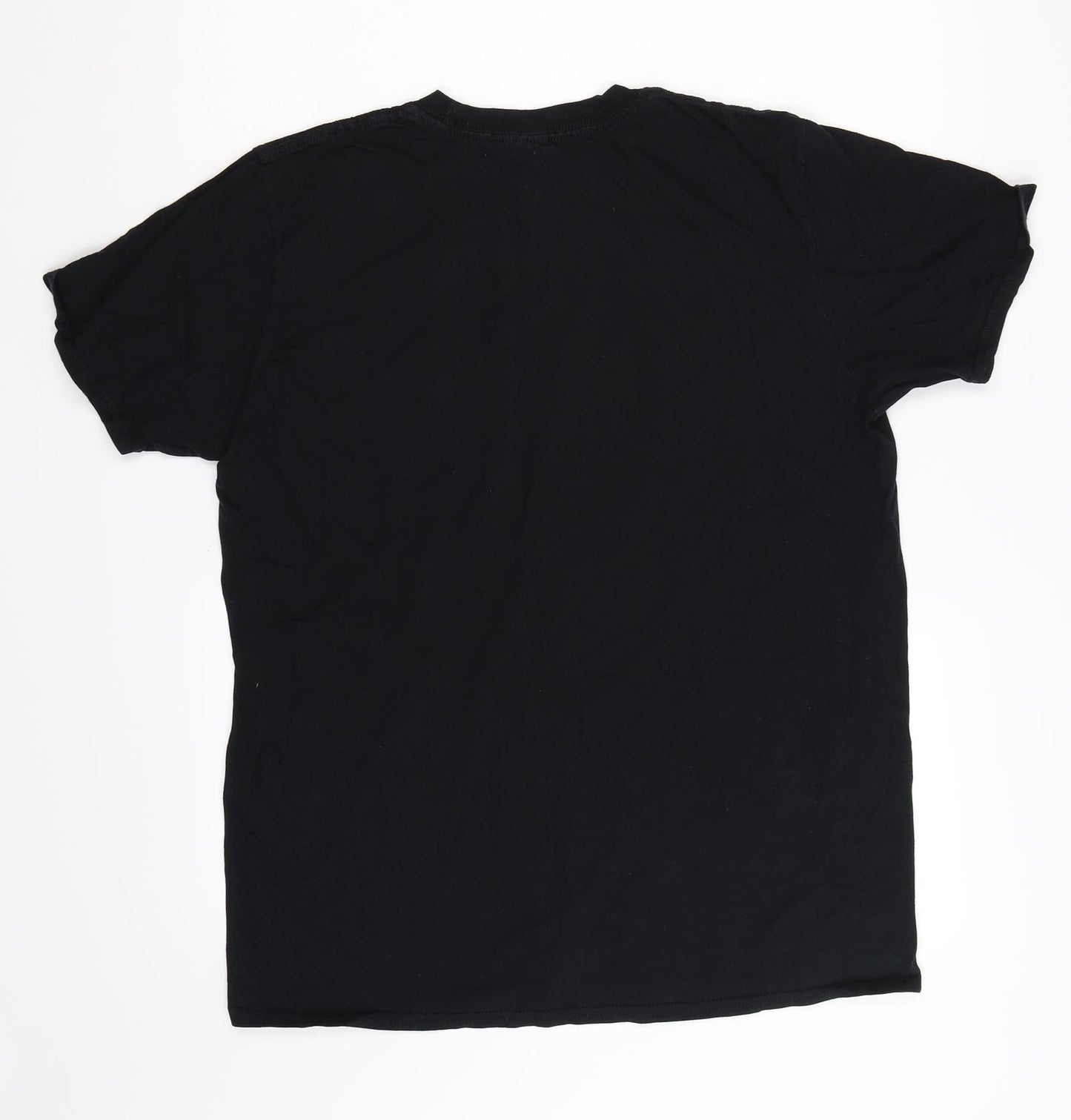 Gildan Mens Black    T-Shirt Size L  - Stranger Things