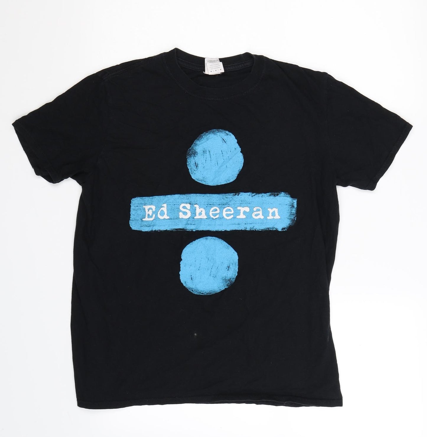 Gildan Mens Black    T-Shirt Size M  - Ed Sheeran Divide Tour