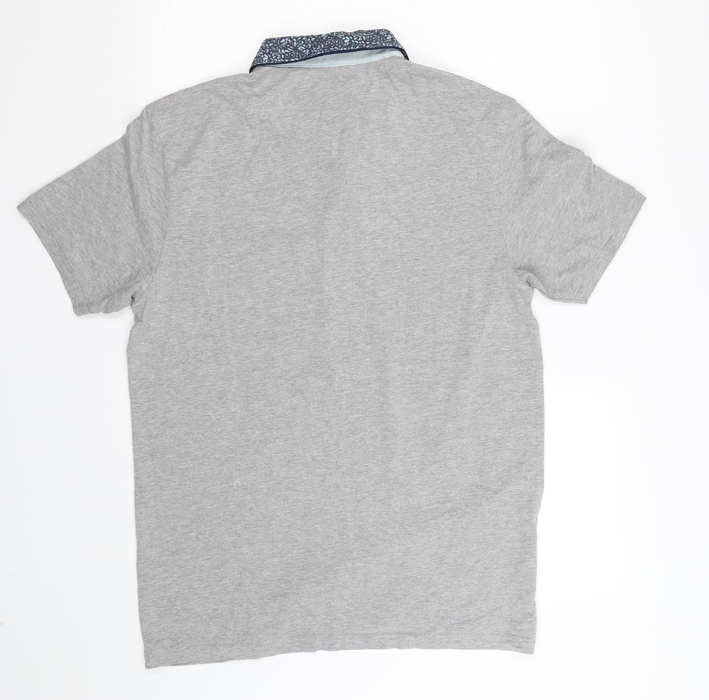 Steel & Jelly Mens Grey    Polo Size L